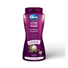 مينك شامبو 400 ملي  (ثوم ) حمر